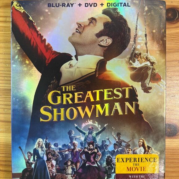 The Greatest Showman (Blu-ray+DVD+Digital, 2017) with slipcover Very Good $10 - Picture 1 of 7